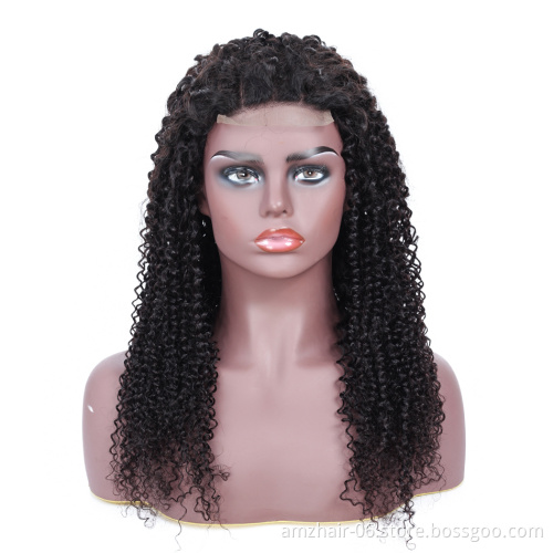 Real Virgin Human Hair Raw Vietnamese Lace Closure Wigs Kinky Curly 5X5 Wholesale Virgin Remy Closure Swiss Lace Human Hair Wigs